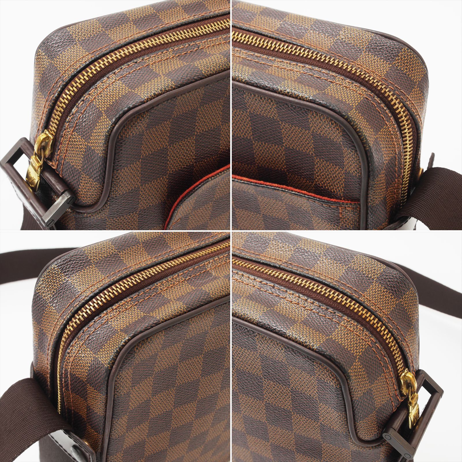 極美品】 ルイヴィトン ダミエ オラフPM ショルダーバッグ クロス