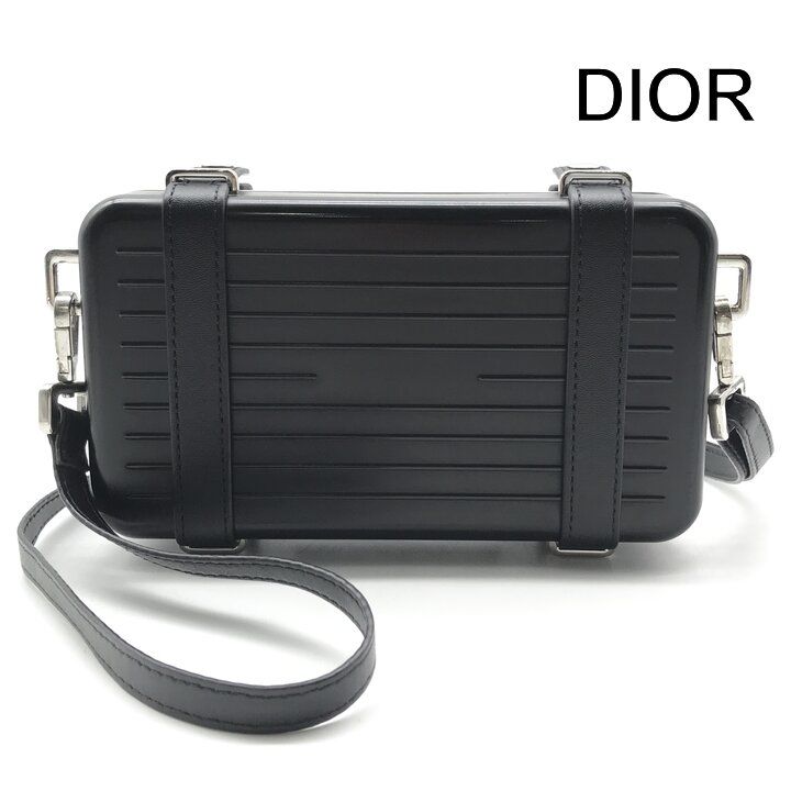 良品 Christian Dior RIMOWA ディオール リモア コラボ パーソナル クラッチ ショルダー バッグ 斜め掛け ユニセックス r1784