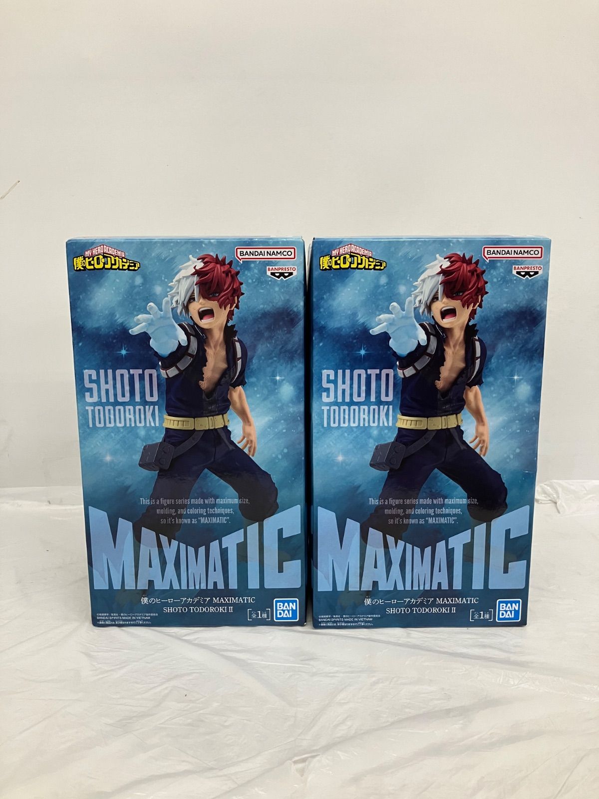 未開封 僕のヒーローアカデミア MAXIMATIC 轟焦凍 II フィギュア 2個