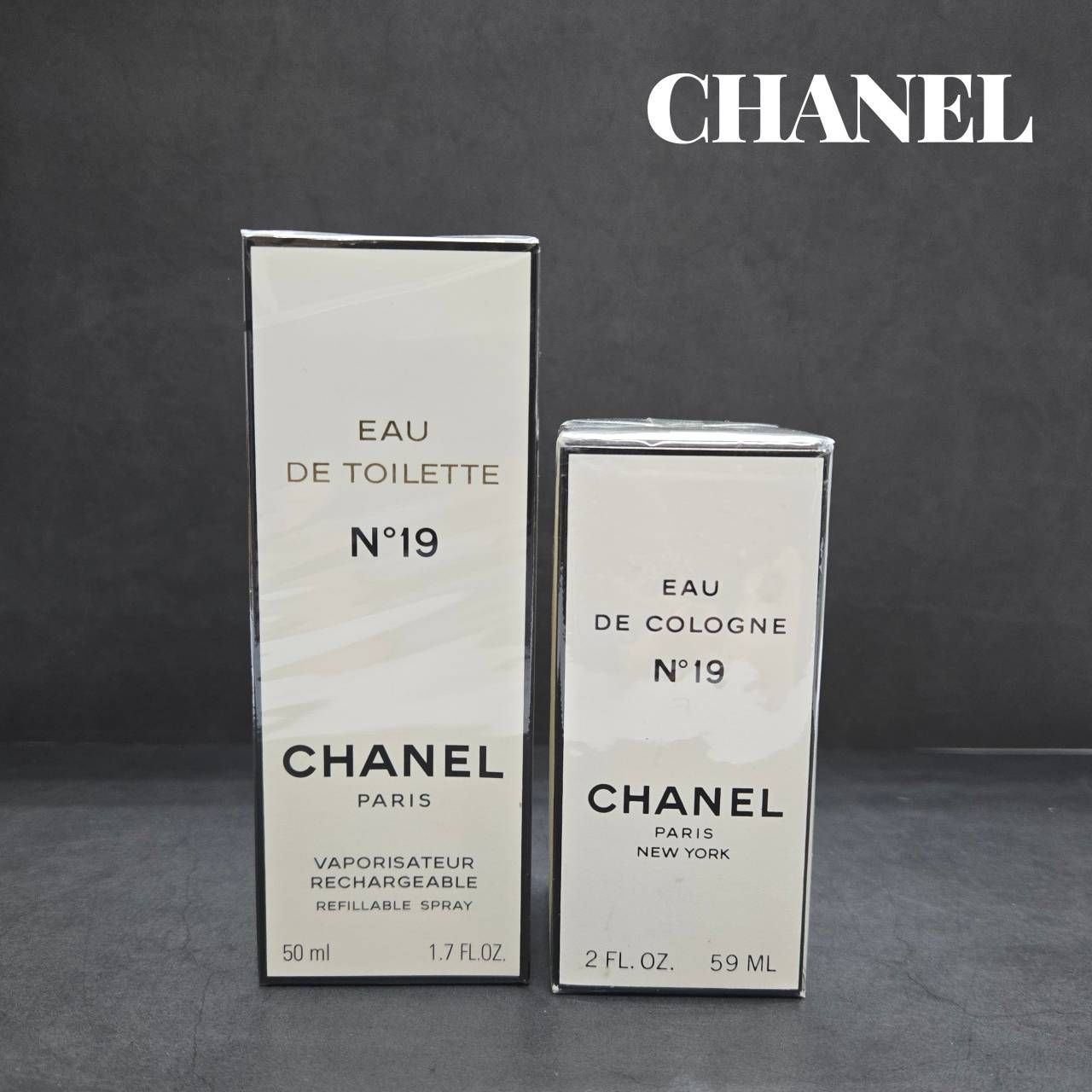 未開封 CHANEL シャネル No.19 オードトワレ オーデコロン 50ml/59ml 2