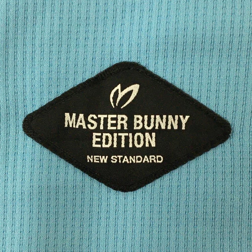 超美品】マスターバニー 半袖ハイネックシャツ ライトブルー メンズ 4