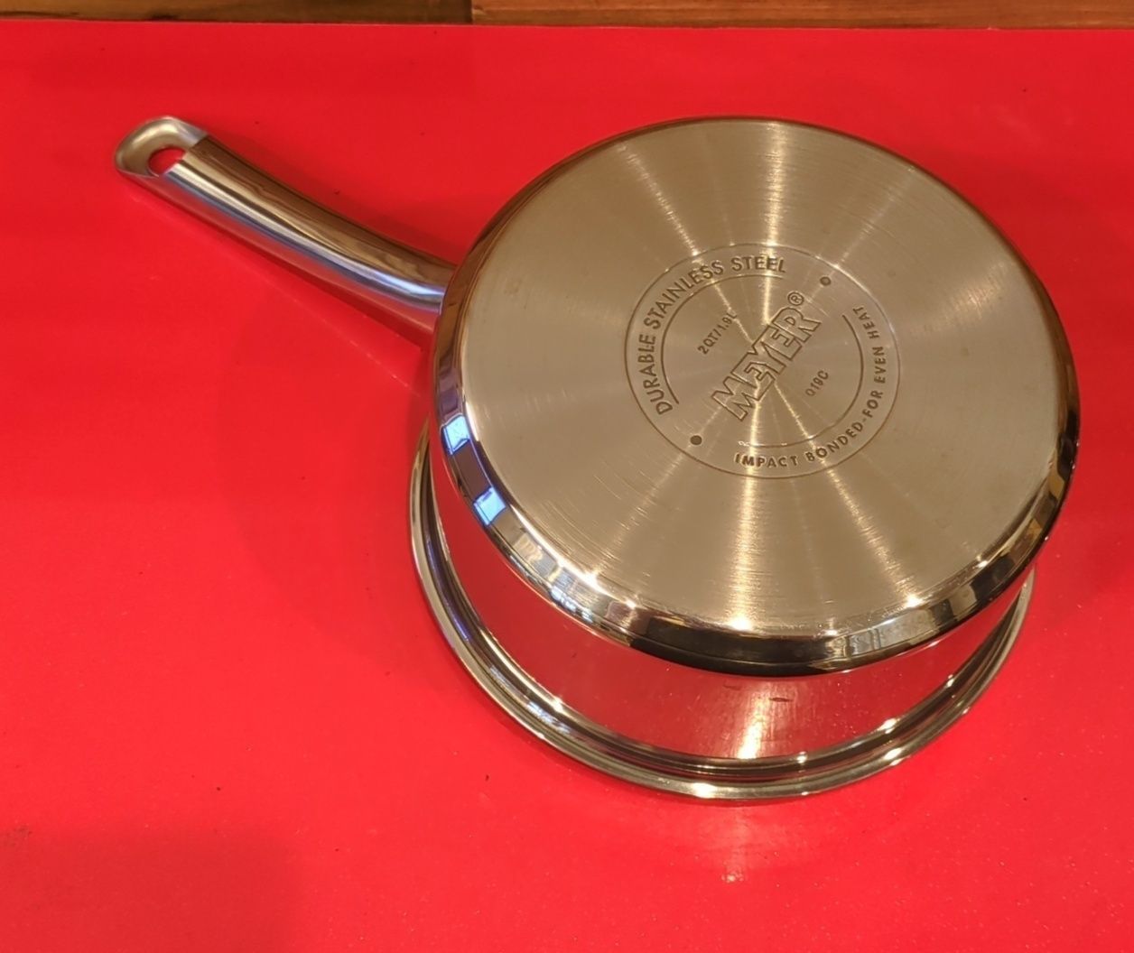 未使用】 MEYER マイヤー 鍋セット 2QT 1.9L Q19C 直径:約20cm 調理 