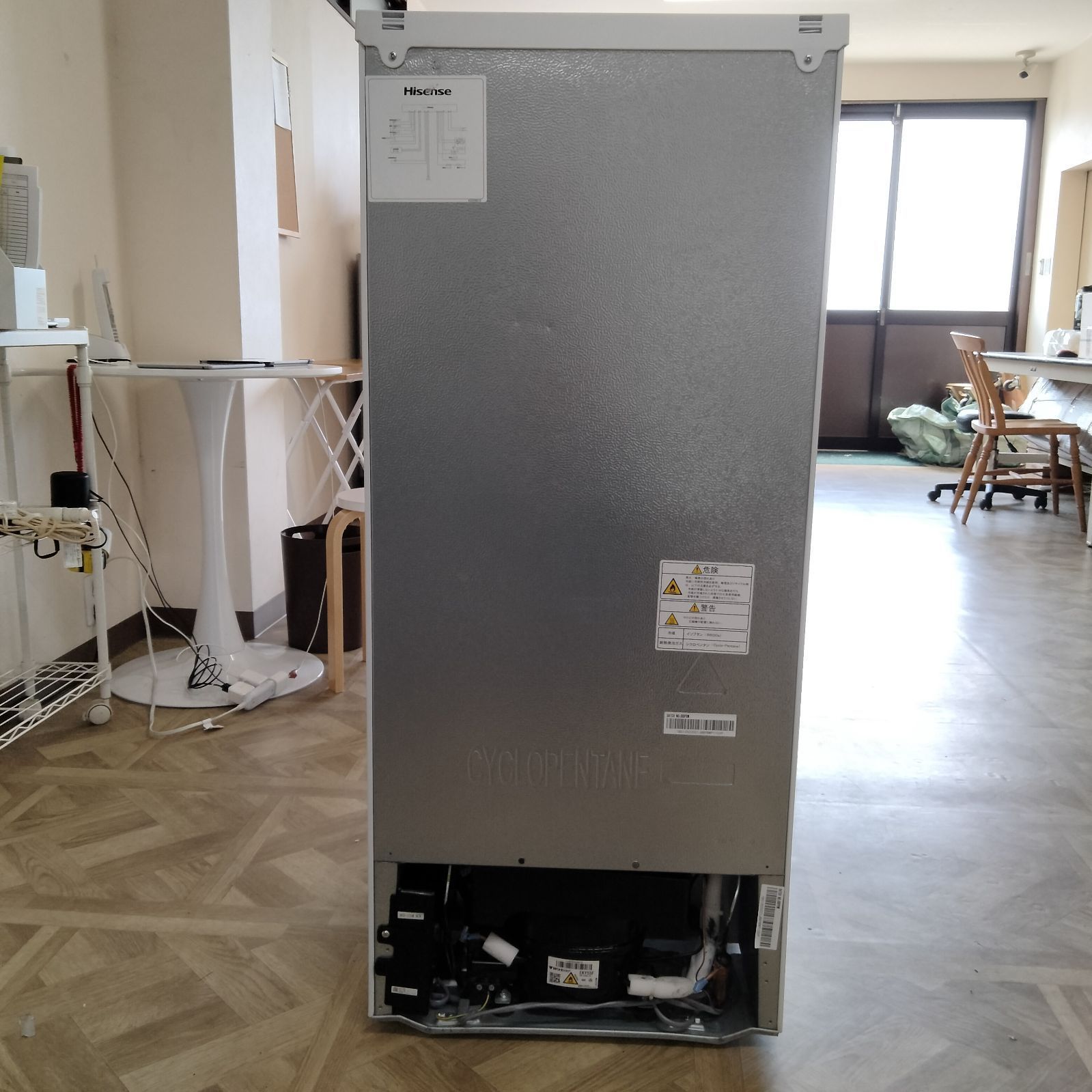 N-7347] Hisense ハイセンス ノンフロン冷凍冷蔵庫 135L 2023年製 HR