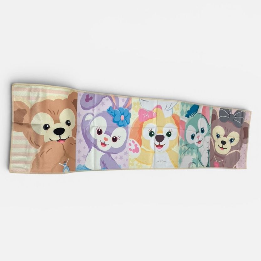 香港ディズニー ダッフィーアンドフレンズ クールタオル 2枚セット
