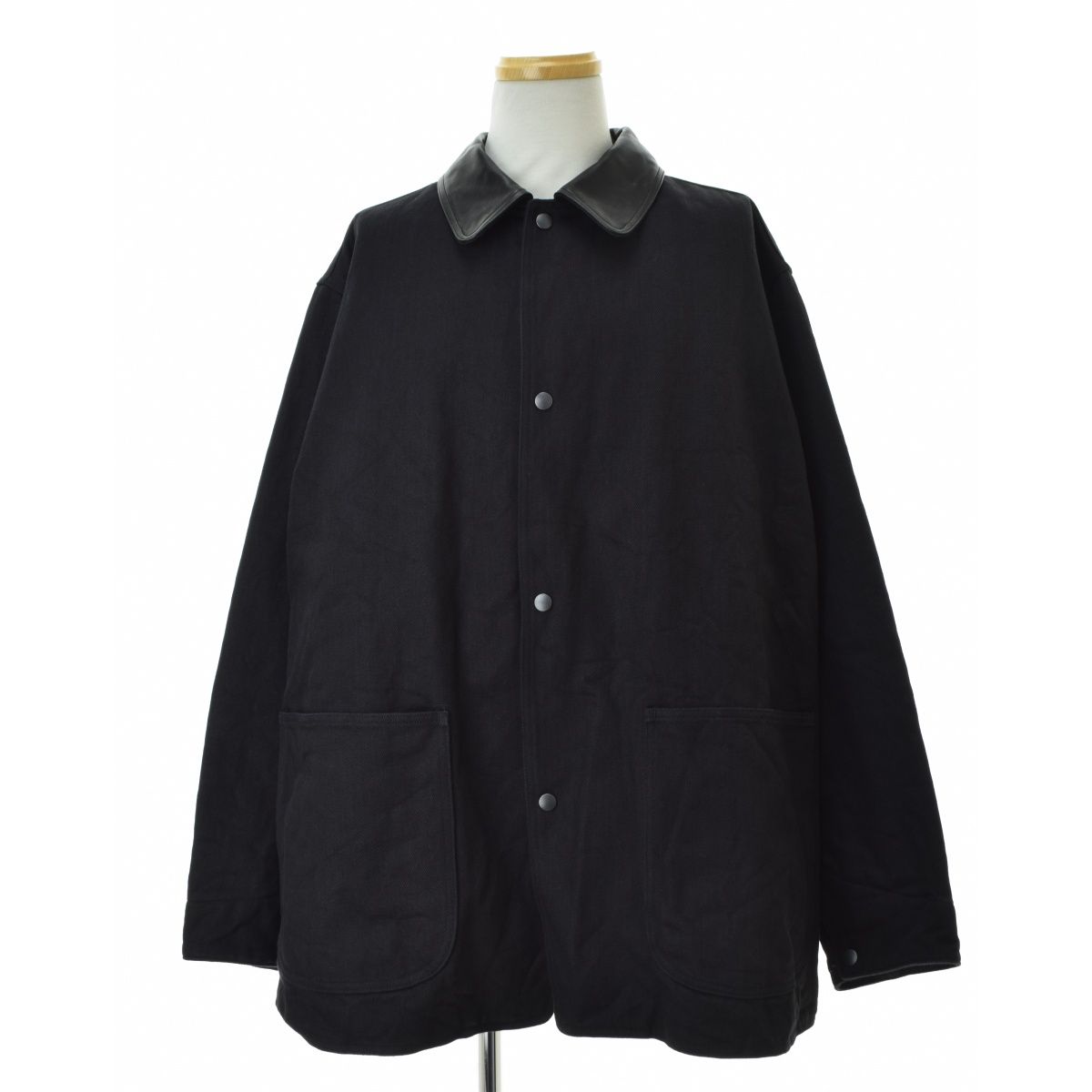 COMOLI】25AW C03-01015 デニムレザーワークジャケットデニム