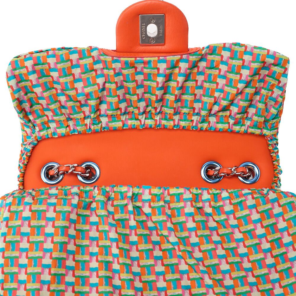 CHANEL シャネル ラムスキン×エナメル ミニマトラッセ 19cm カバー付き