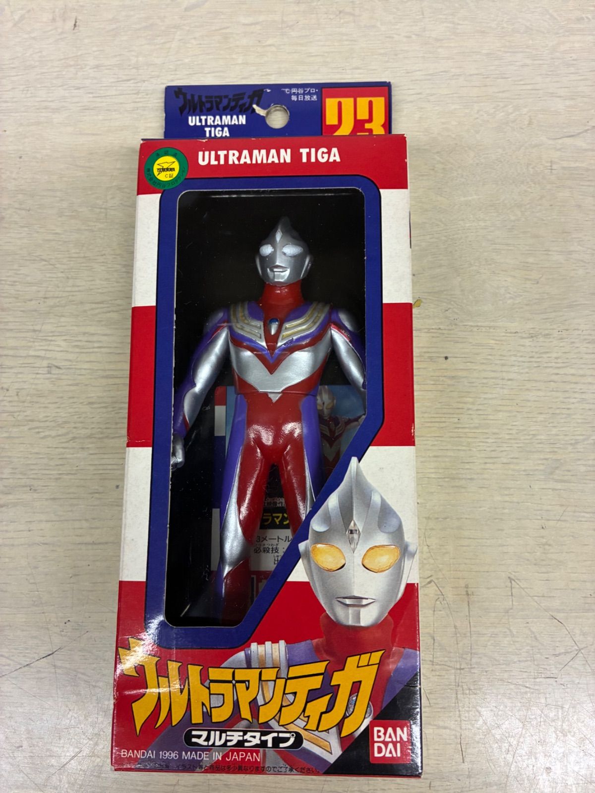 ke0706-7 B6-31 バンダイ ウルトラマンティガ マルチタイプ ソフビ