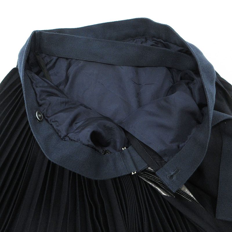 三重本店】 中古 Sacai | サカイ ウールプリーツラップスカート 16AW