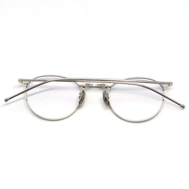 未使用 Mr.Gentleman EYEWEAR ミスタージェントルマン メガネフレーム SEAN 日本製 ショーン ボストン D Matte Silver 61005929 未使用 Mr.Gentleman EYEWEAR ミスタージェントルマン メガネフレーム