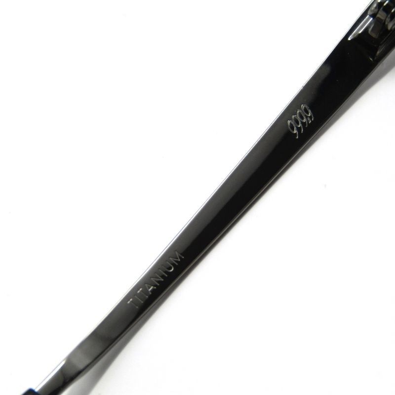 美品 999.9 フォーナインズ メガネフレーム S-860T 日本製