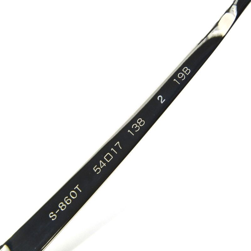 美品 999.9 フォーナインズ メガネフレーム S-860T 日本製