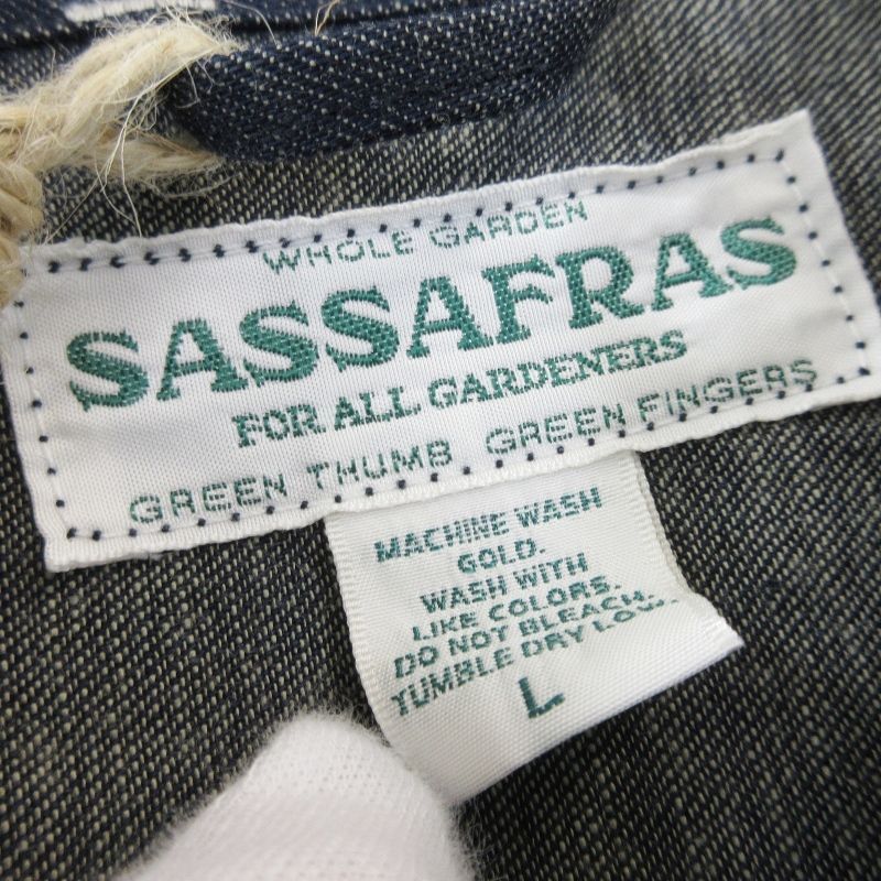美品 SASSAFRAS ササフラス ガーデナーズジャケット SF-262324
