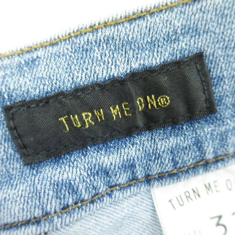 未使用 TURN ME ON ターンミーオン デニムパンツ 225-183 ストレッチ