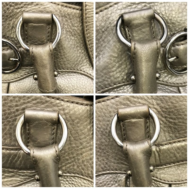 Salvatore Ferragamo フェラガモ ショルダーバッグ ガンチーニ レザー