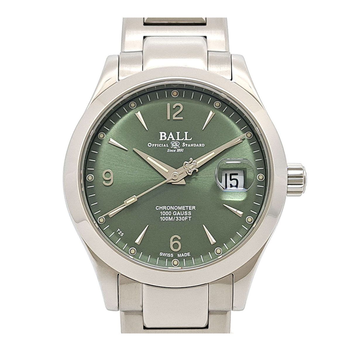 ボールウォッチ エンジニア オハイオ クロノメーター NM9026C-S5CJ-GR 自動巻き ステンレススティール メンズ BALLWATCH 【中古】 【時計】 ボールウォッチ エンジニア オハイオ クロノメーター NM9026C-S5CJ-GR