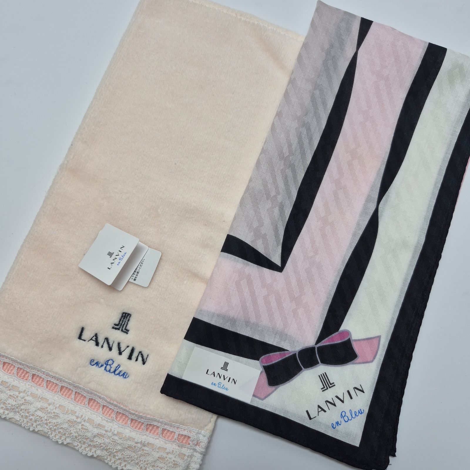 新品】LANVIN レディースハンカチ & タオルハンカチ セット - メルカリ