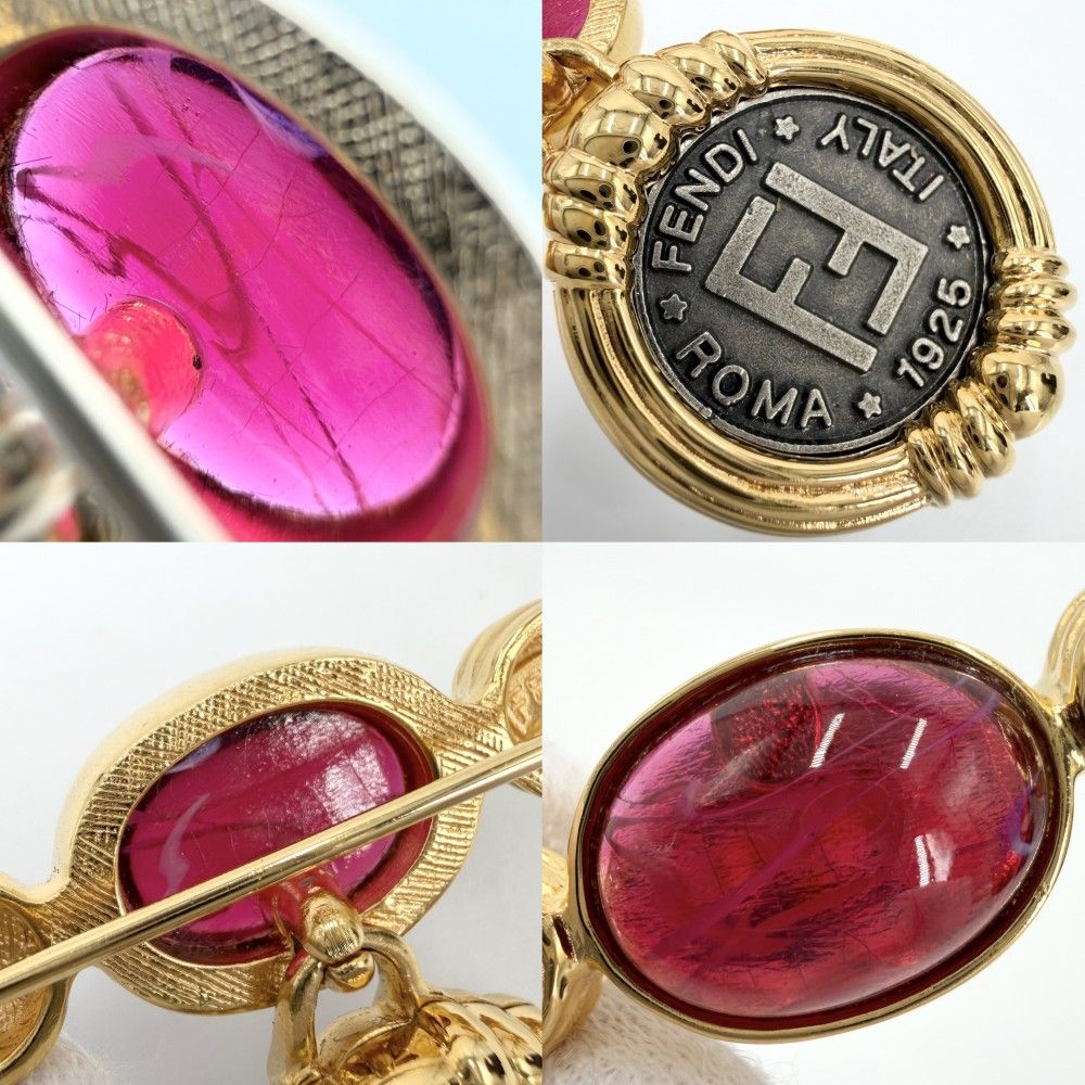 フェンディ ブローチ レディース FF アクセサリー FENDI カラー