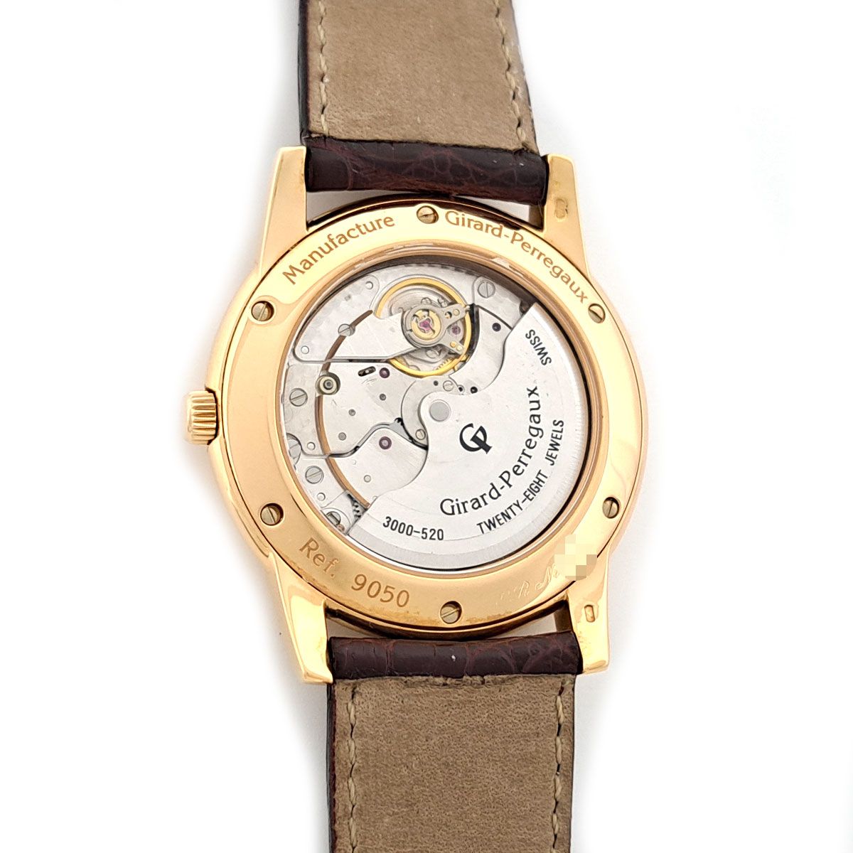 ジラールペルゴ フラットウォッチ 9050 自動巻き ピンクゴールド メンズ ボーイズ GIRARD-PERREGAUX 【中古】 【時計】 ジラールペルゴ フラットウォッチ 9050 自動巻き ピンクゴールド