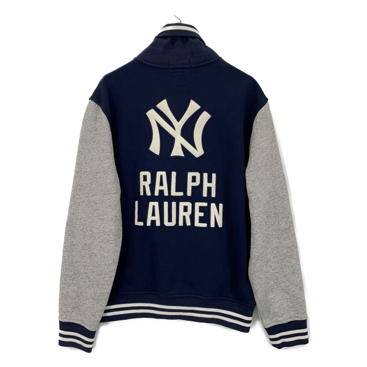 Polo Ralph Lauren スタジャン Mサイズ グレー/ネイビー POLO RALPH LAUREN ポロ ラルフローレン ×クーパーズタウン ネイビー