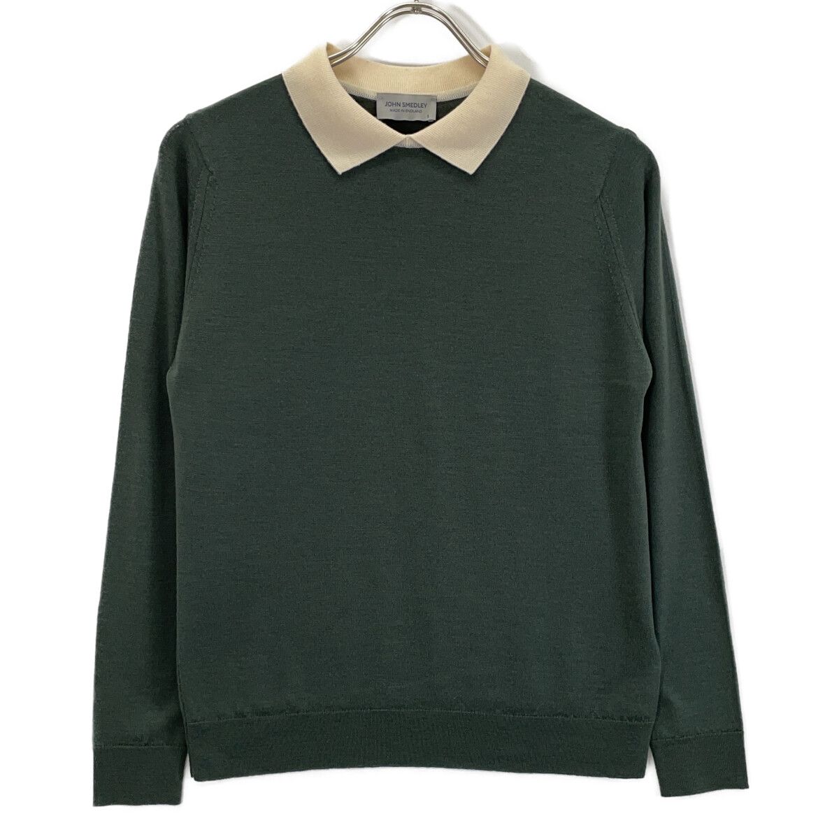 ジョンスメドレー ｳｰﾙ ﾊﾞｲｶﾗｰ ｸﾚﾘｯｸ ﾆｯﾄ ﾎﾟﾛｼｬﾂ S JOHN SMEDLEY