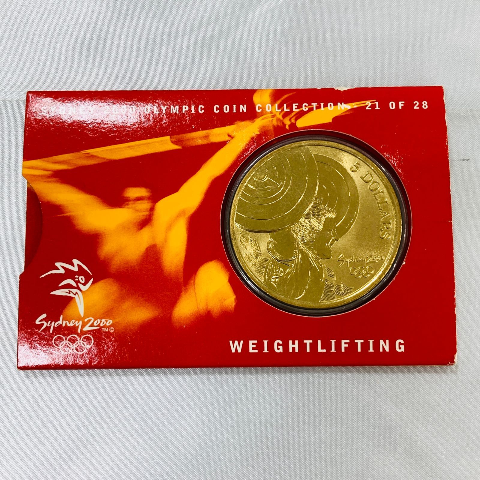 A【まとめ売り】2000年 シドニーオリンピック 5ドル 大型硬貨 古銭
