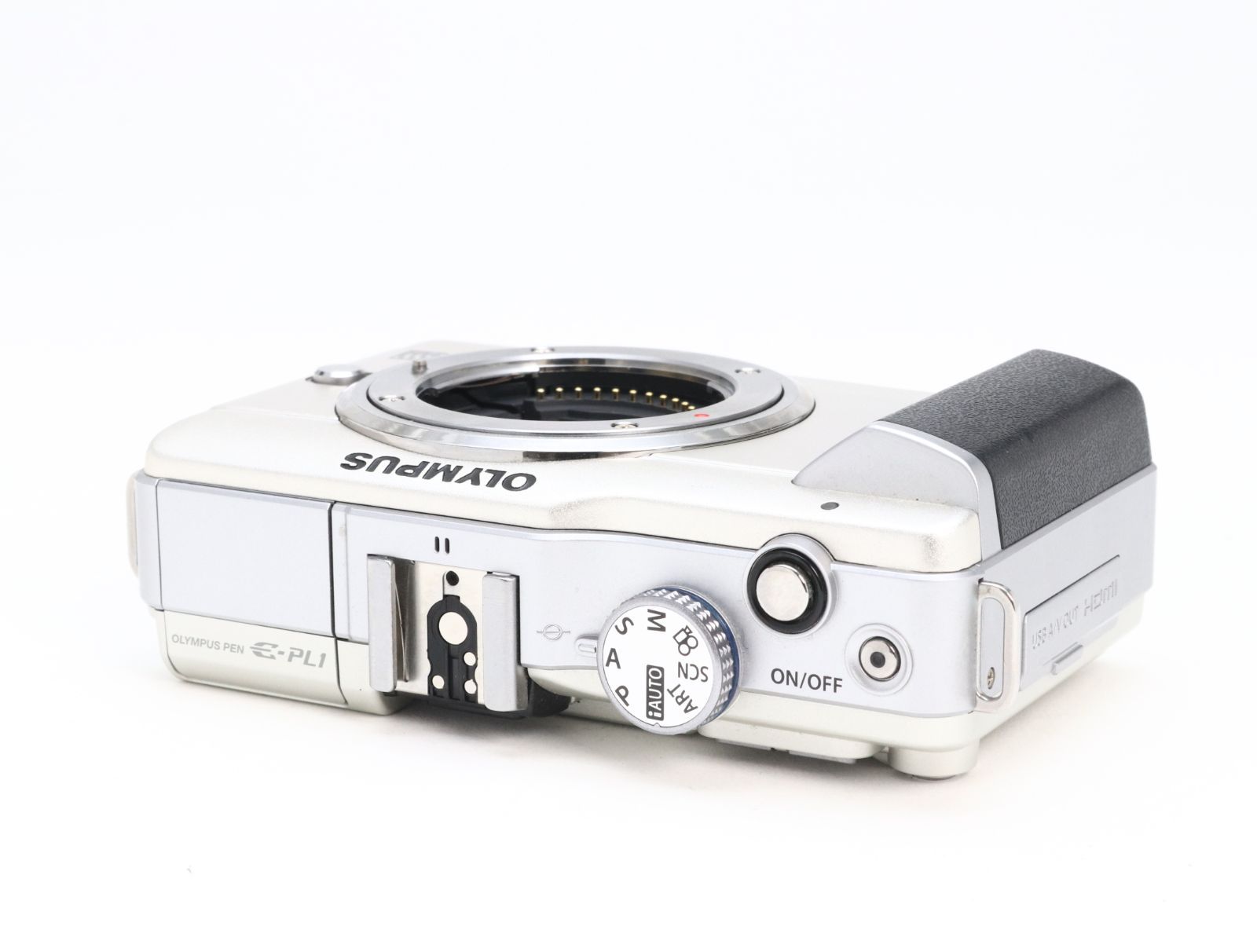 B- (並品) OLYMPUS オリンパス PEN Lite E-PL1 シャンパンゴールド