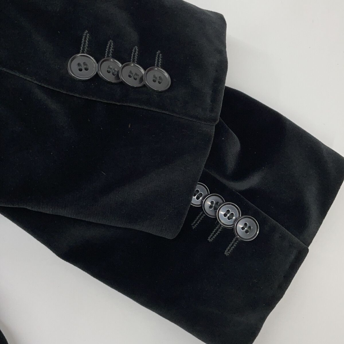 DOLCE&GABBANA ドルチェアンドガッバーナ ブラック ベロア テーラード