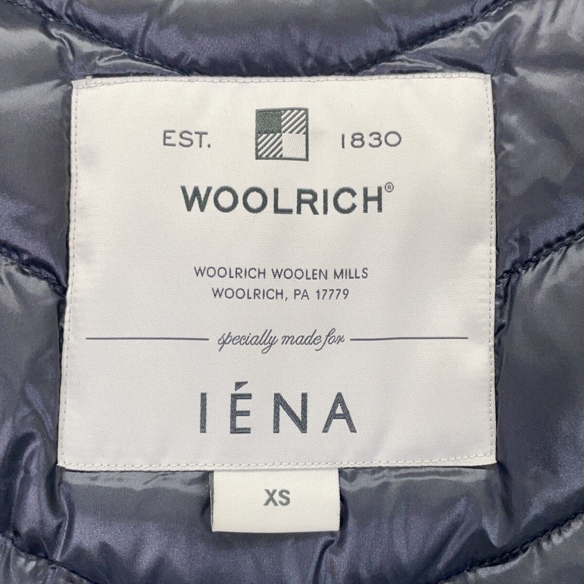 WOOLRICH ウールリッチ 【IENA別注】WWCPS2863 ネイビー BOW BRIDGE