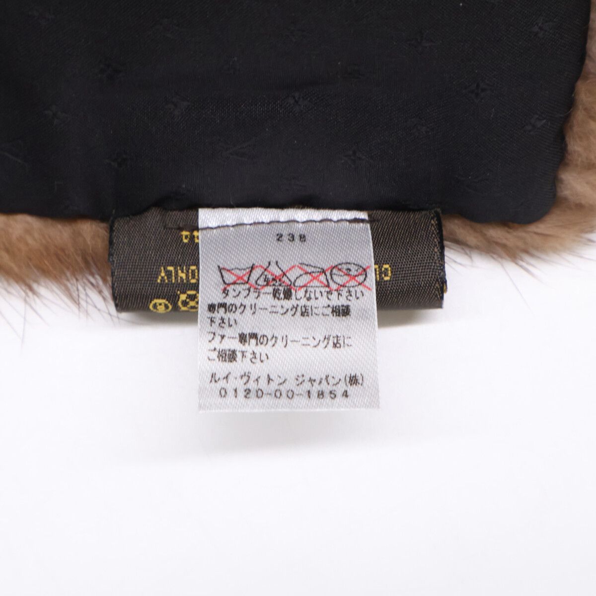 LOUIS VUITTON ルイヴィトン M78744 ミンク100 モノグラム マフラー