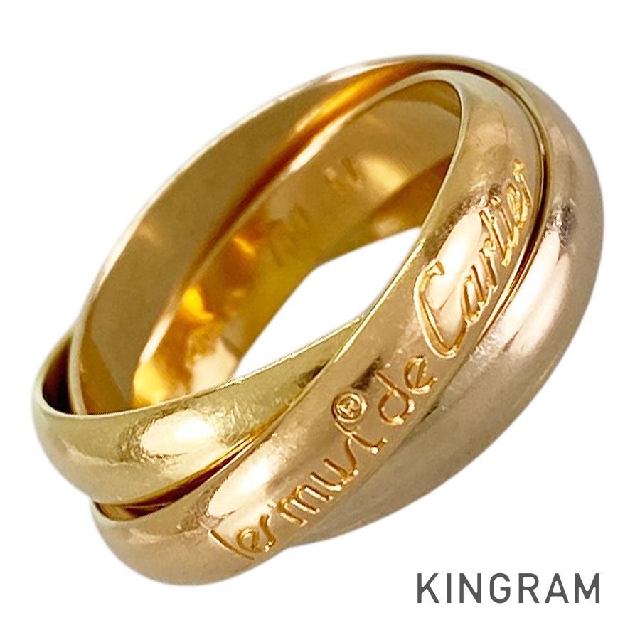 カルティエ Cartier トリニティ K18YG 10.5号(50-51) リング ss【中古