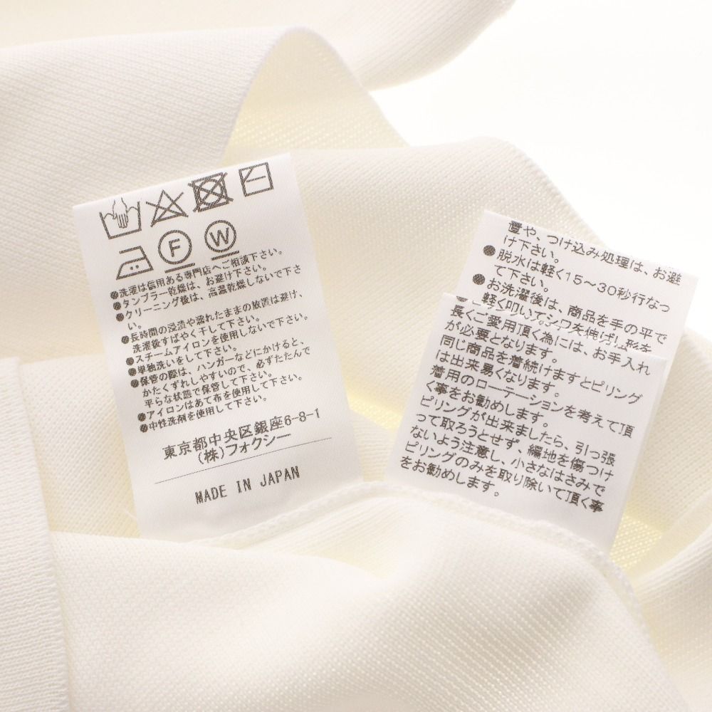 □ フォクシー FOXEY ニット 半袖 42768 トップス 日本製 薄手 サマー