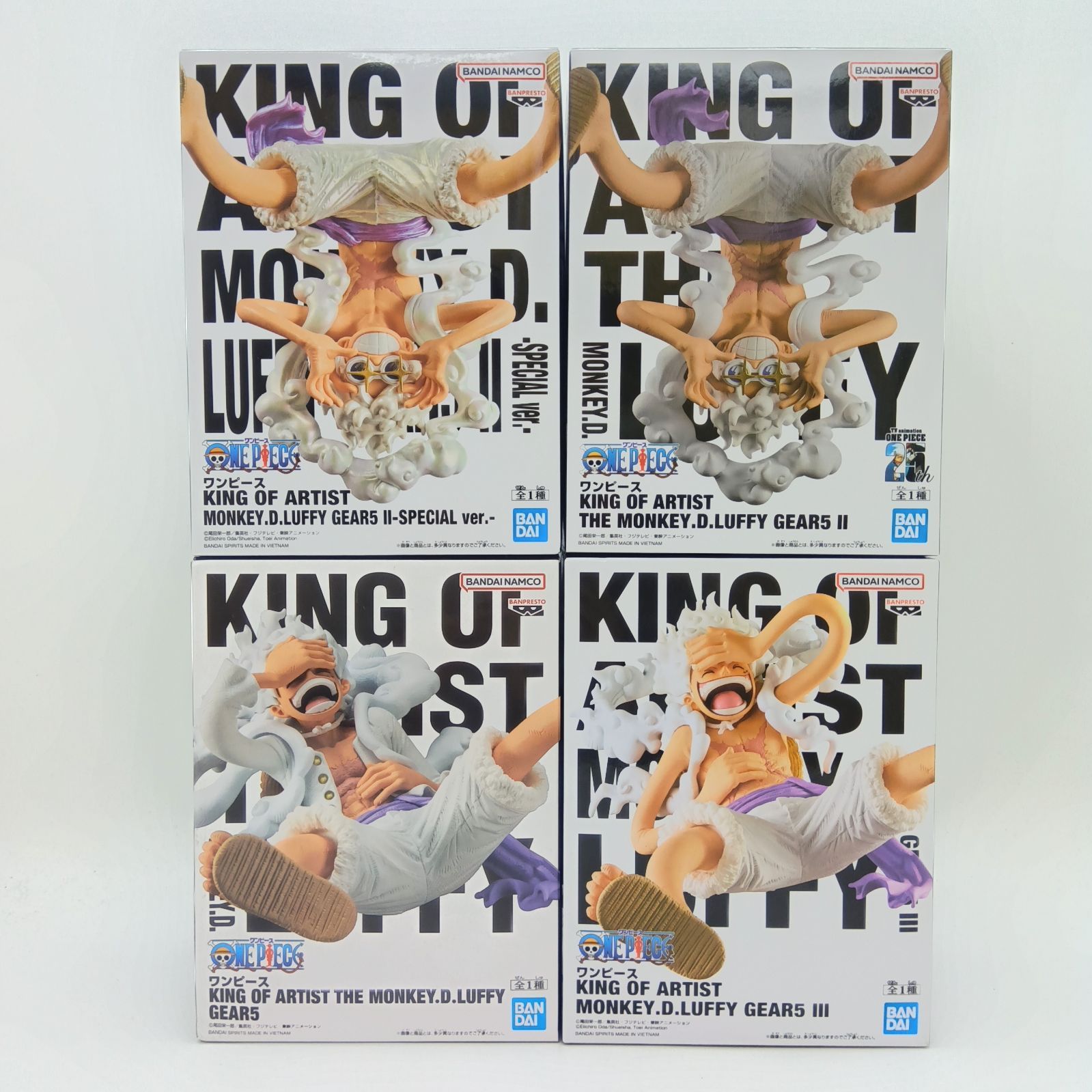 未開封】ワンピース ONE PIECE フィギュア 4体セット まとめ売り