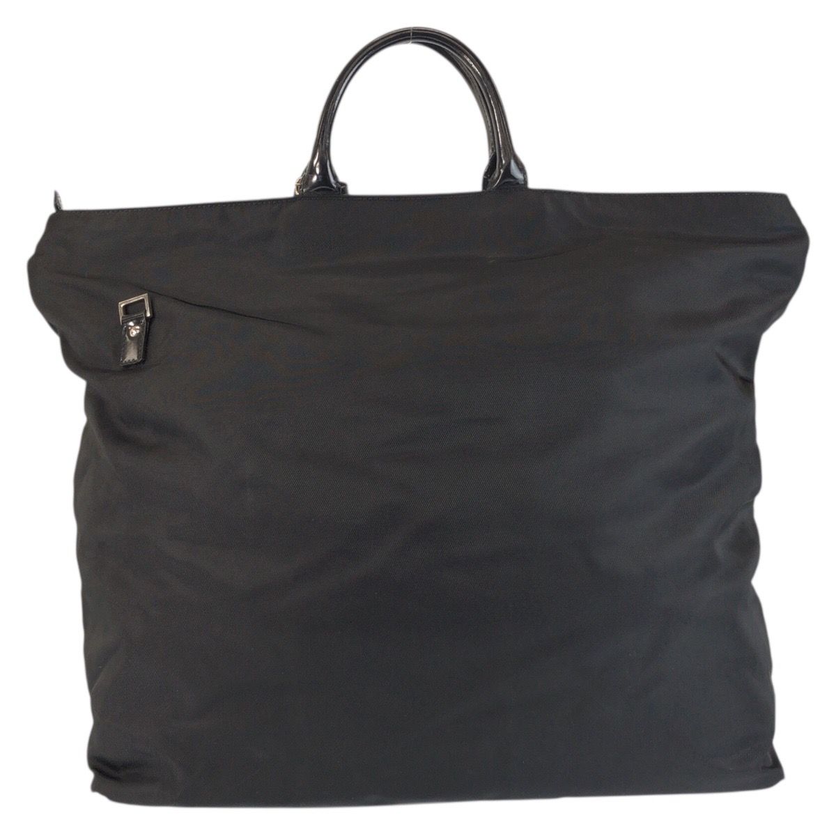 美品 GUCCI グッチ ブラック 黒 シルバー金具 ナイロン 019 2020 0282