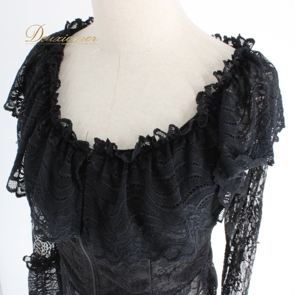 社交ダンス 衣装 トップス カットソー レッスンウェア ブラック系 黒