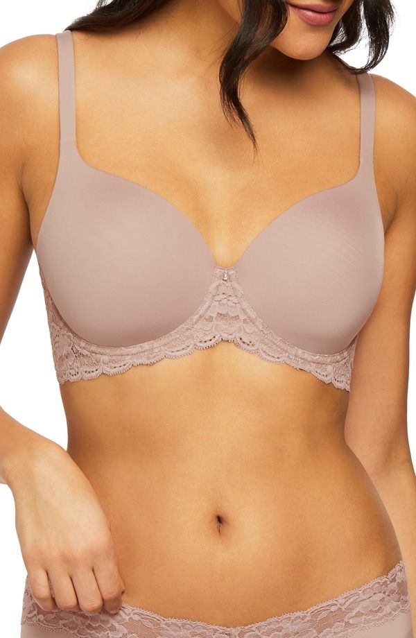 モンテル インティメイツ レディース トップス Tシャツ プラスサイズ Montelle Intimates Pure Plus Underwire TShirt Bra Moonshell