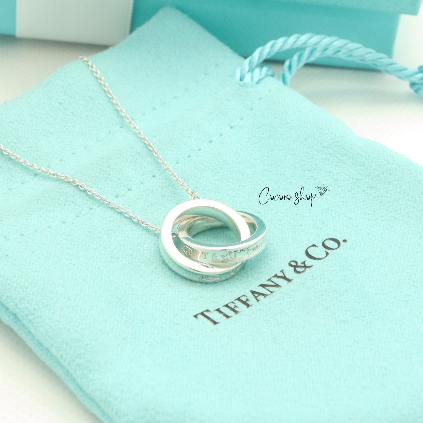 美品】ティファニー TIFFANY&Co. 1837 インターロッキング サークル