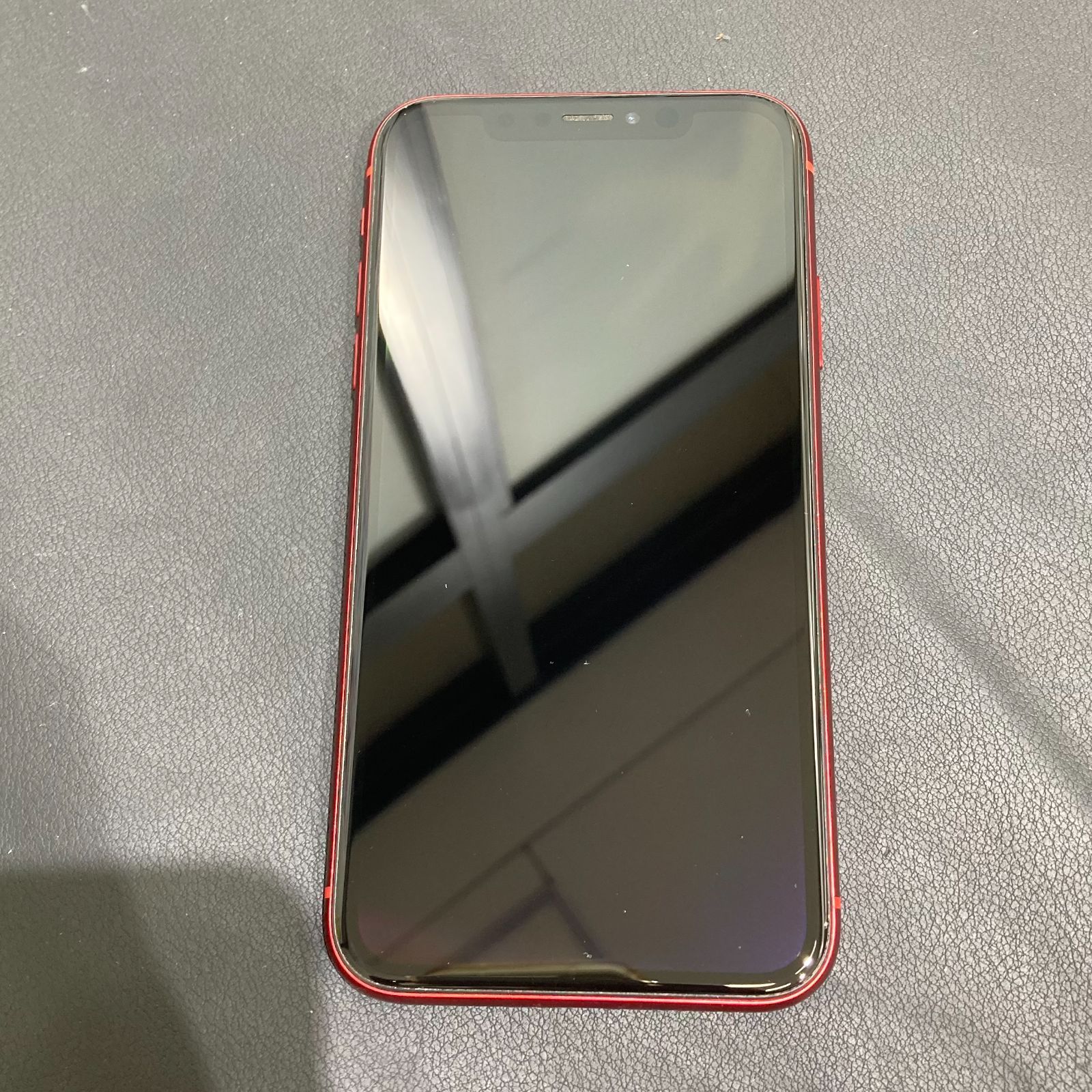 動作正常】iPhoneXR 128GB レッド SIMフリー バッテリー容量100