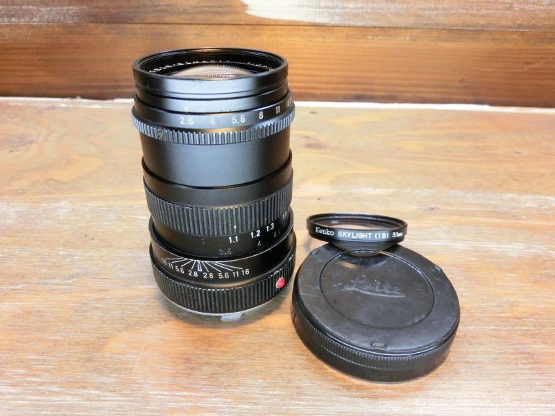 6013 LEITZ LEICA TELE-ELMARIT 90mm 2.8 中望遠 マニュアルレンズ