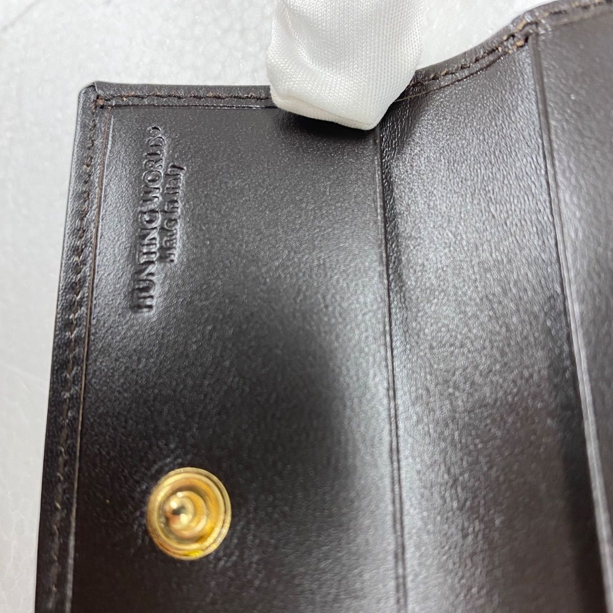 HUNTING WORLD カーキ 三つ折り財布 - メルカリ