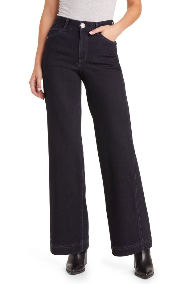 ウィットウィズダム レディース ボトムス デニムパンツ ワイドレッグ ジーンズ Wit Wisdom Gracie Skyrise Wide Leg Jeans Indigo インディゴ