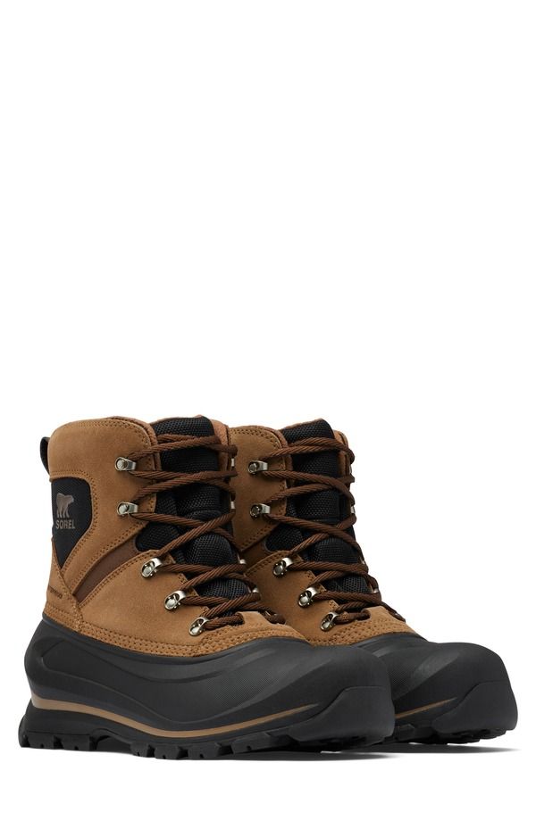 ソレル メンズ シューズ ブーツ・レインブーツ SOREL Buxton Waterproof Snow Boot Delta Black ブラック