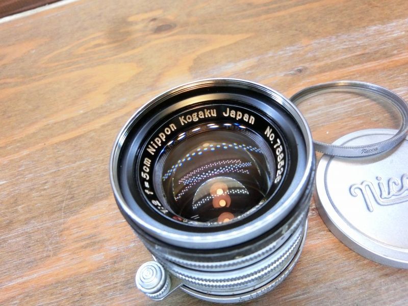 6025 Nikon NIKKOR-H.C 5cm 2 黒帯 Lマウント L39 ライカL オールド