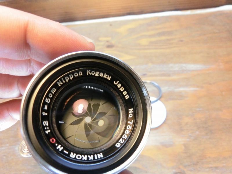 6025 Nikon NIKKOR-H.C 5cm 2 黒帯 Lマウント L39 ライカL オールド