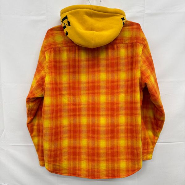 Supreme/シュプリーム【21AW】Hooded Flannel Zip Up Shirt/フード