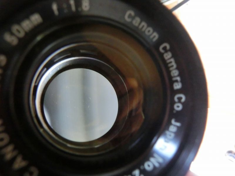 6028 Canon LENS 50mm 1.8 ライカ L39マウント Lマウント 標準レンズ