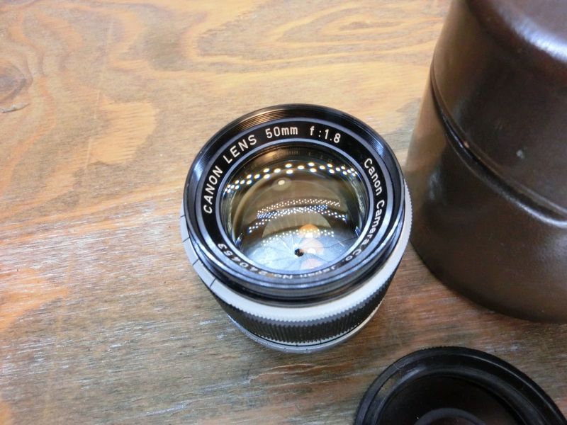6028 Canon LENS 50mm 1.8 ライカ L39マウント Lマウント 標準レンズ