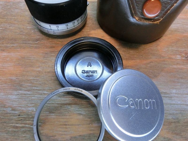 6028 Canon LENS 50mm 1.8 ライカ L39マウント Lマウント 標準レンズ