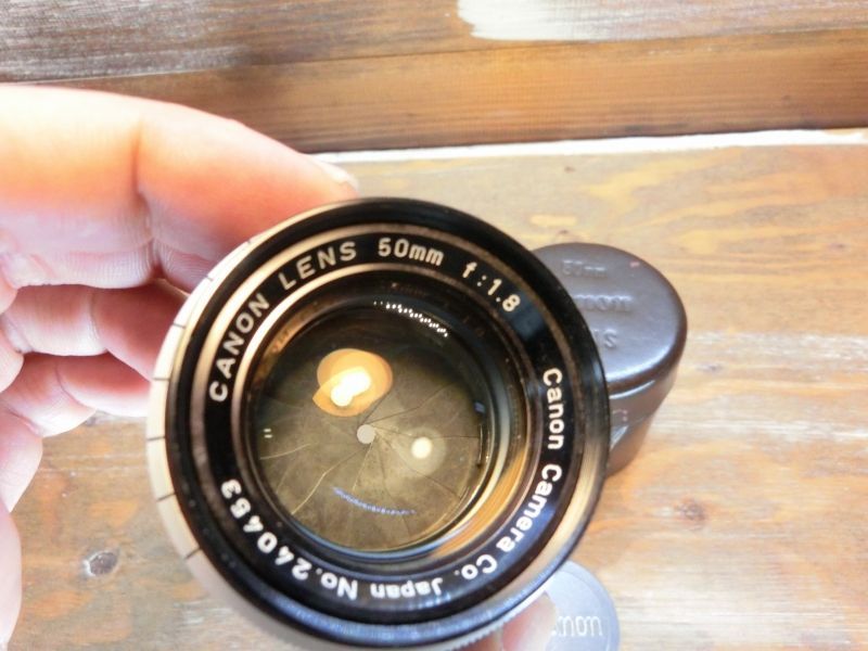 6028 Canon LENS 50mm 1.8 ライカ L39マウント Lマウント 標準レンズ
