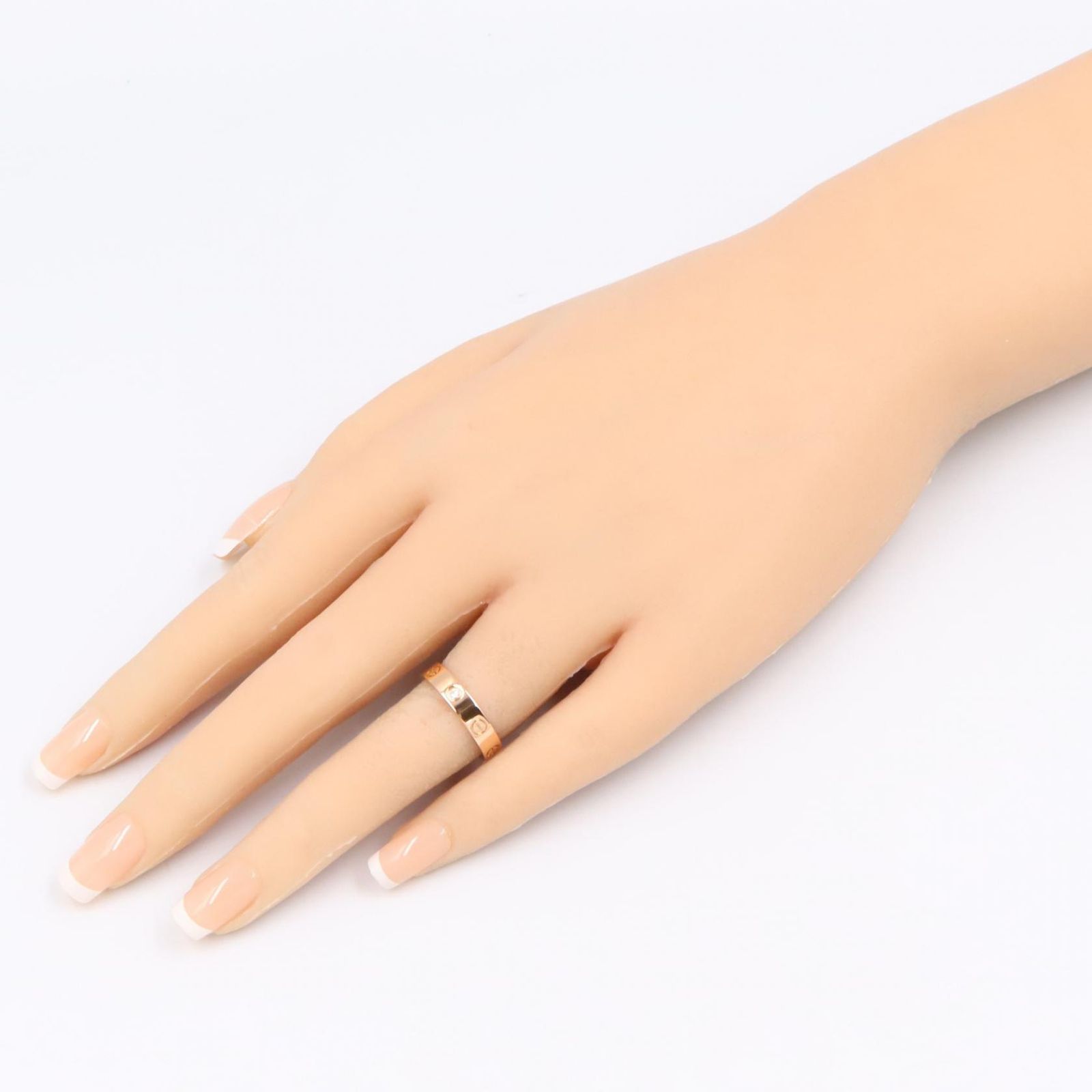 カルティエ CARTIER リング・指輪 ミニラブリング 1PD B4050700 K18PG