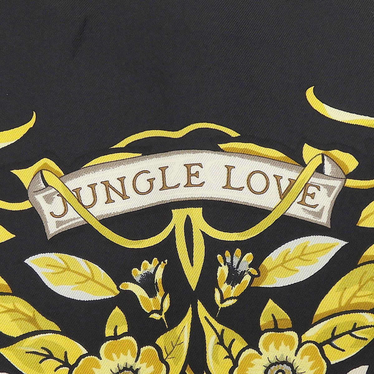 エルメス HERMES カレ スカーフ JUNGLE LOVE ジャングルラブ シルク